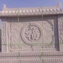 泸州 芝麻白花岗岩屏风，照壁，影壁