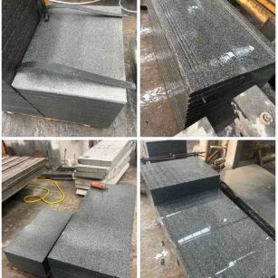 泸州 芝麻黑地铺石材