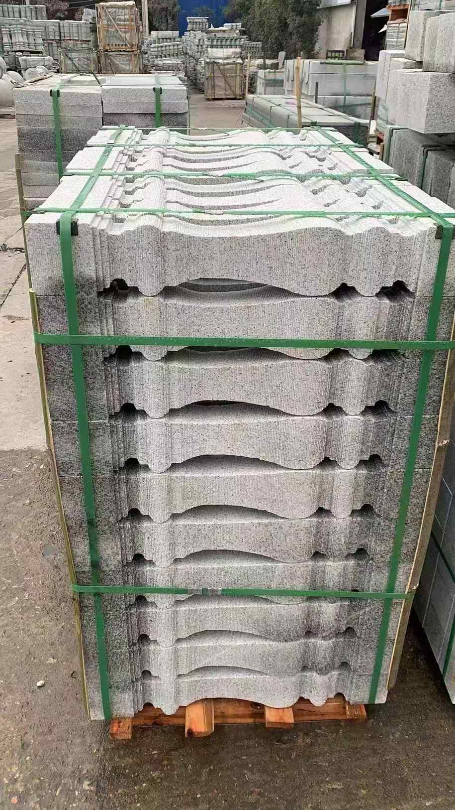 泸州 芝麻白方形拉丝面，栏杆花瓶柱