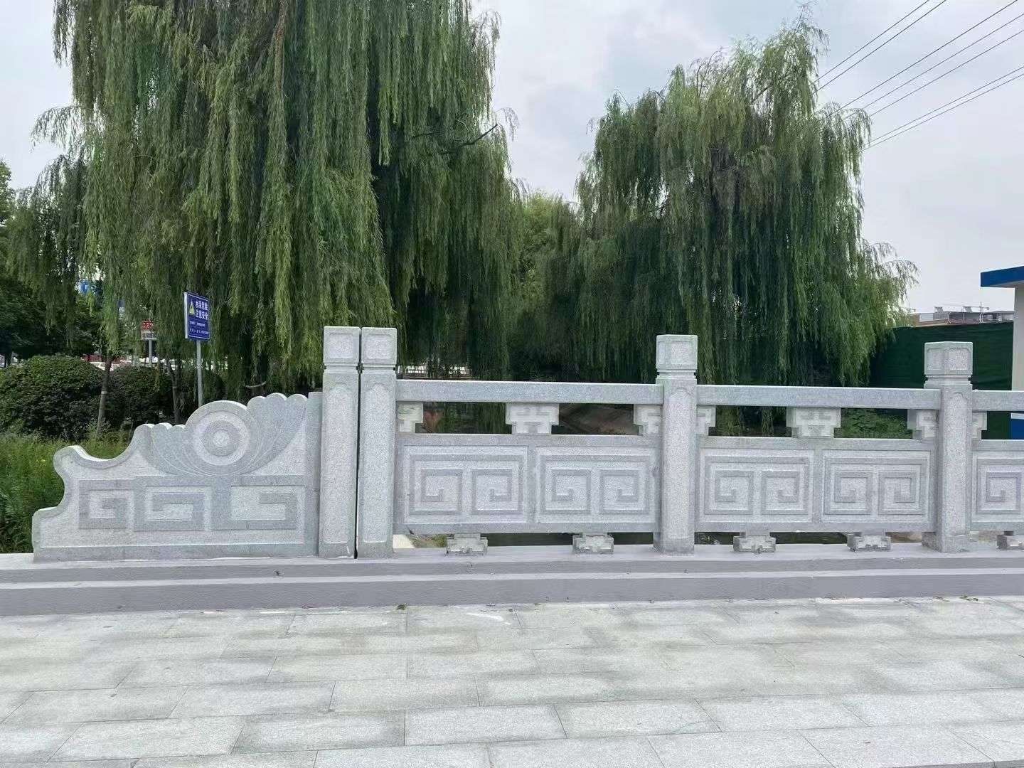 泸州 芝麻灰桥栏杆、河道栏杆安装效果