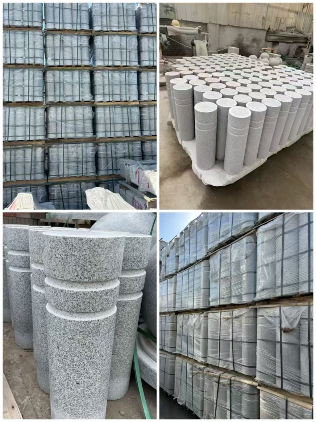 泸州 芝麻白花岗岩挡车柱、隔离柱多少钱