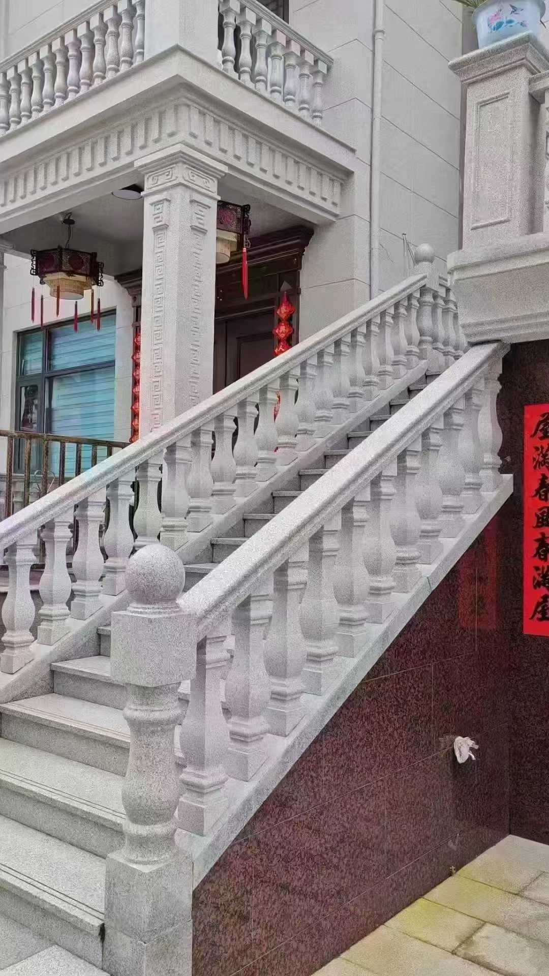 泸州 天然石材 阳台庭院护栏、栏杆